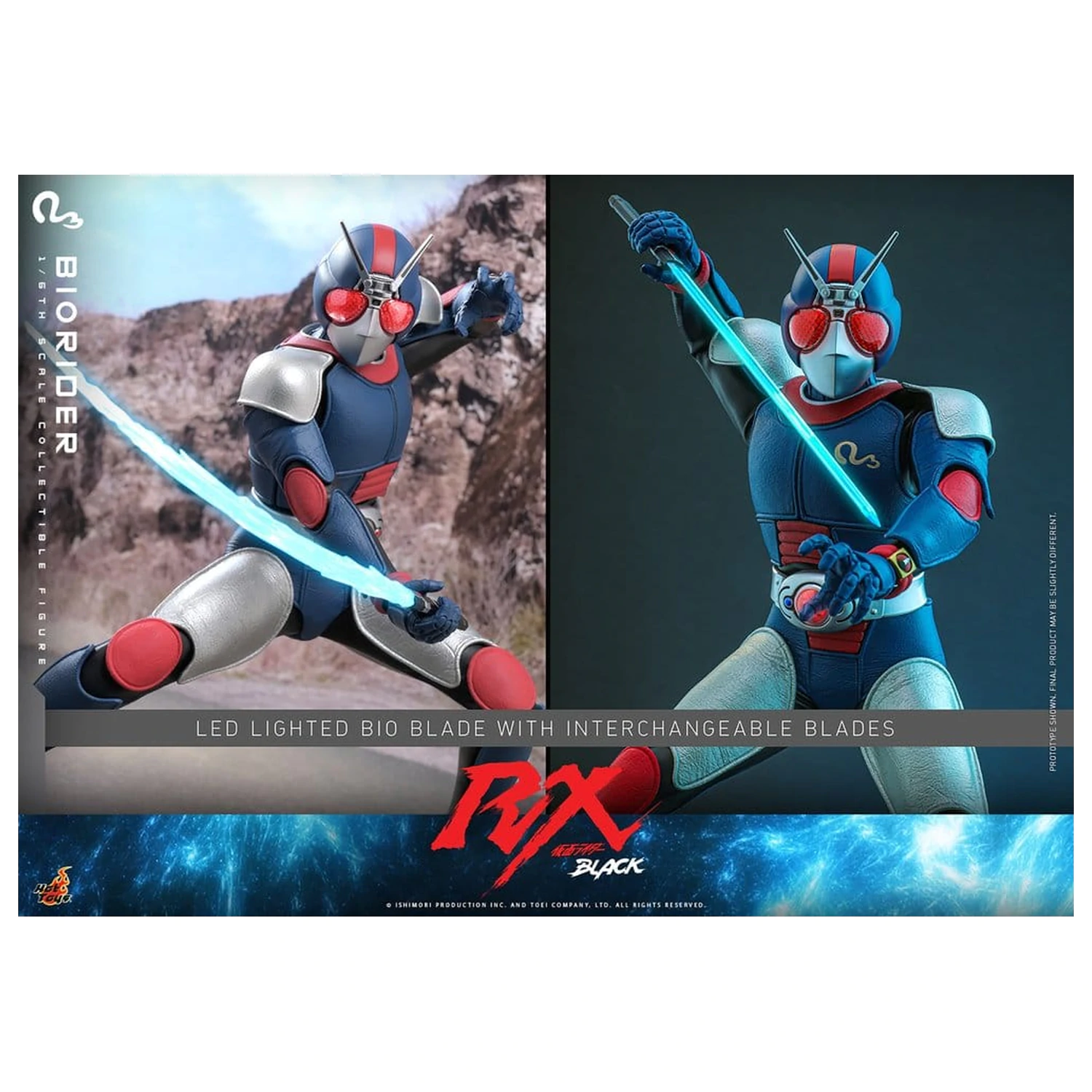 Kamen Rider Black RX Action Figure 1/6 BioRider 31 cm product photo