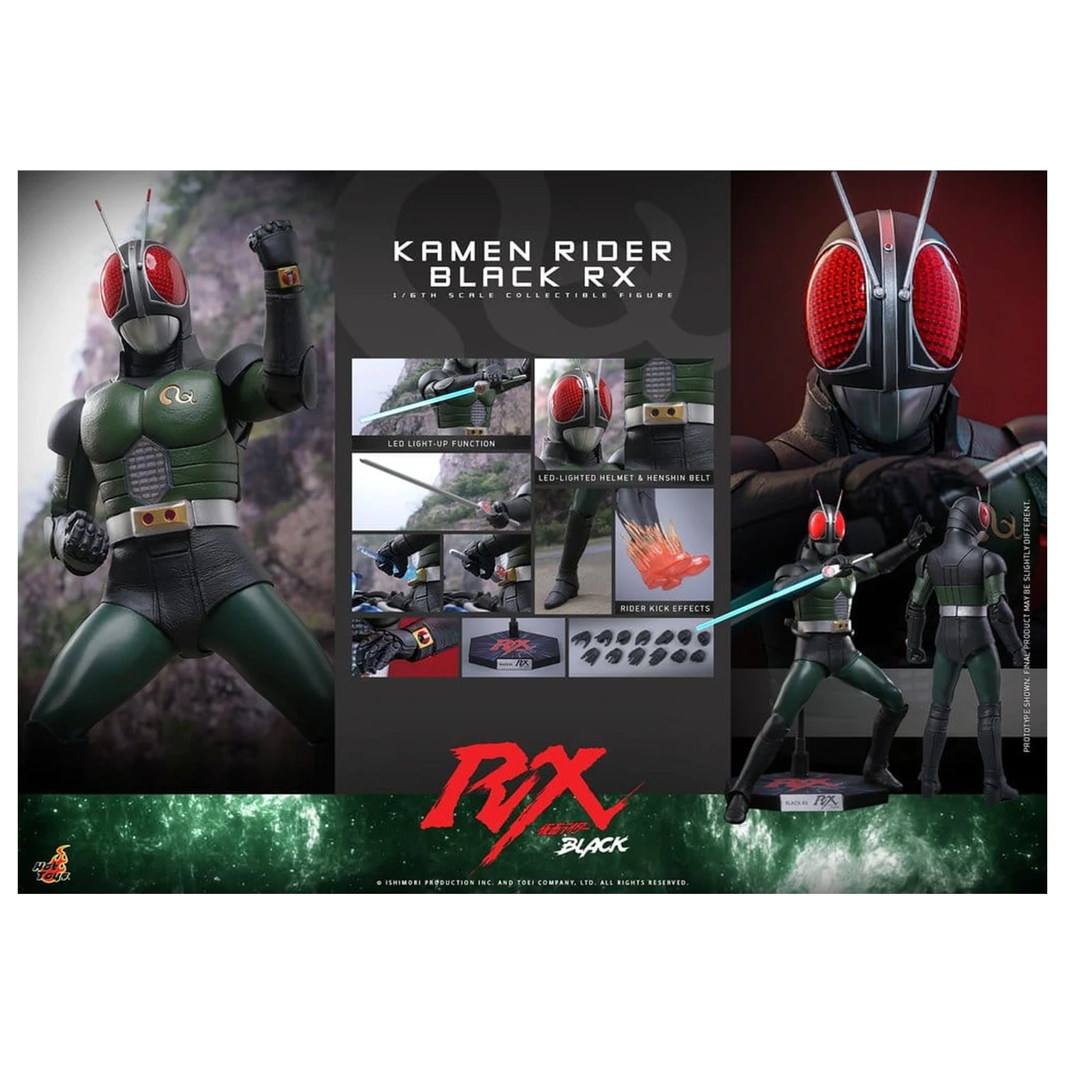 Kamen Rider Black RX Action Figure 1/6 Kamen Rider Black RX 31 cm product photo