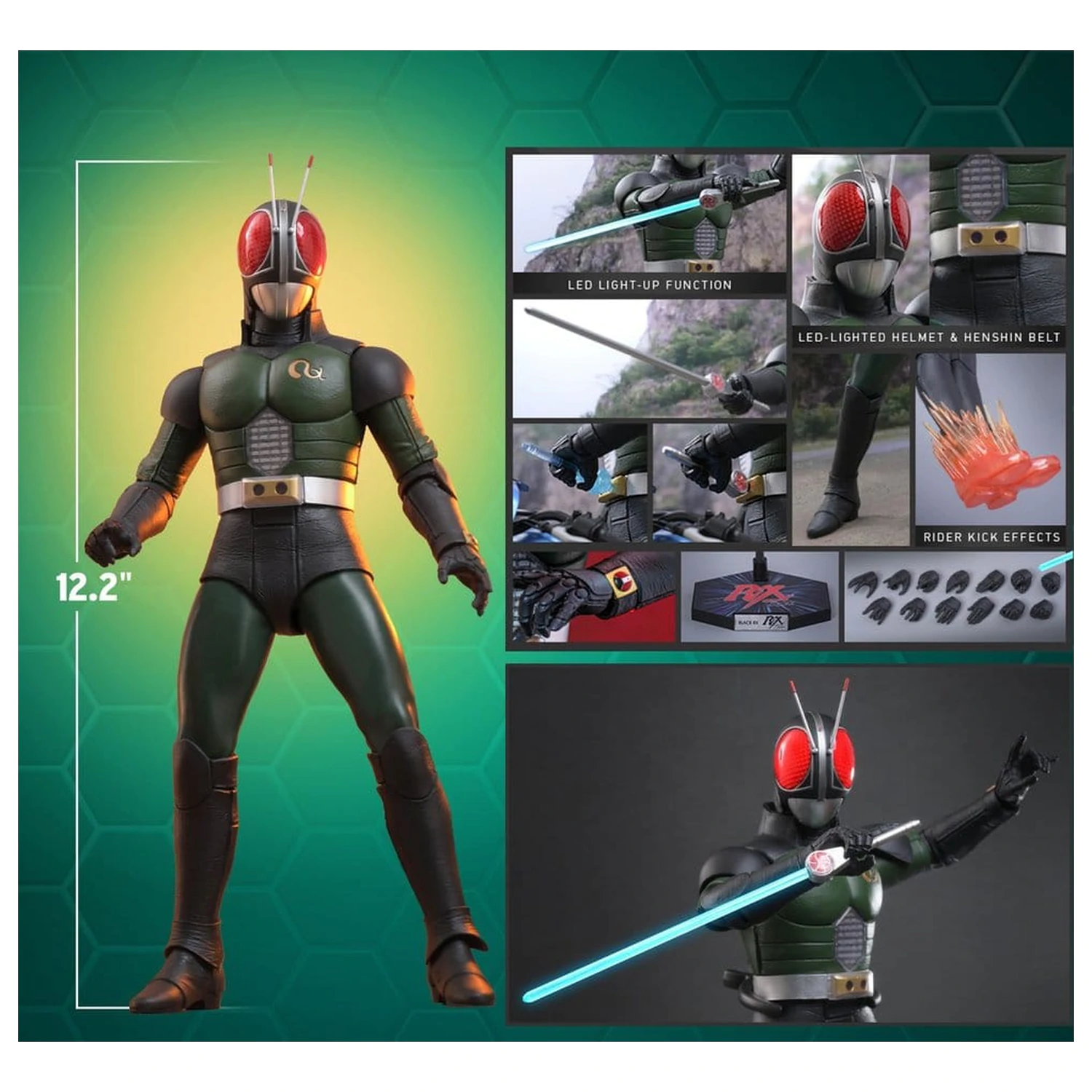 Kamen Rider Black RX Action Figure 1/6 Kamen Rider Black RX 31 cm product photo