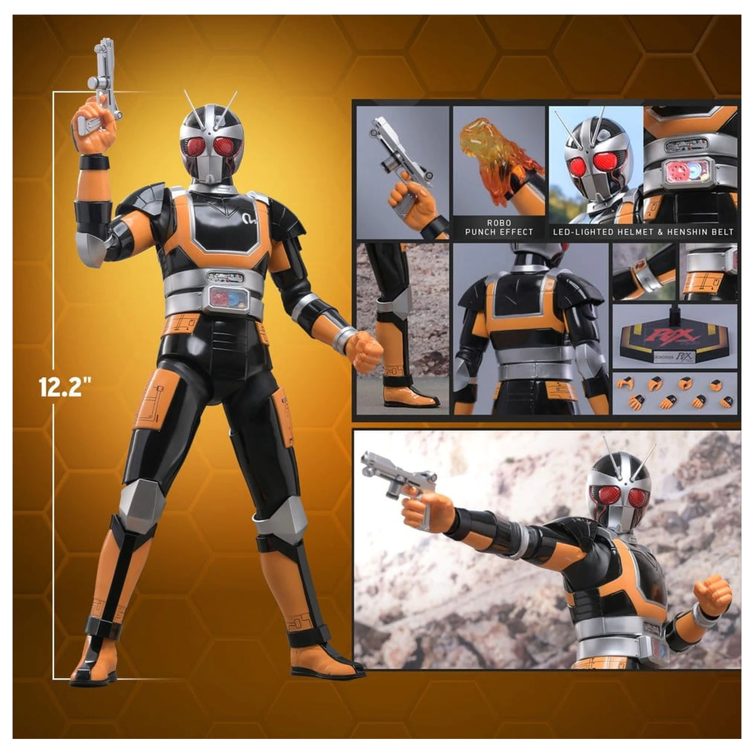 Kamen Rider Black RX Action Figure 1/6 RoboRider 31 cm product photo