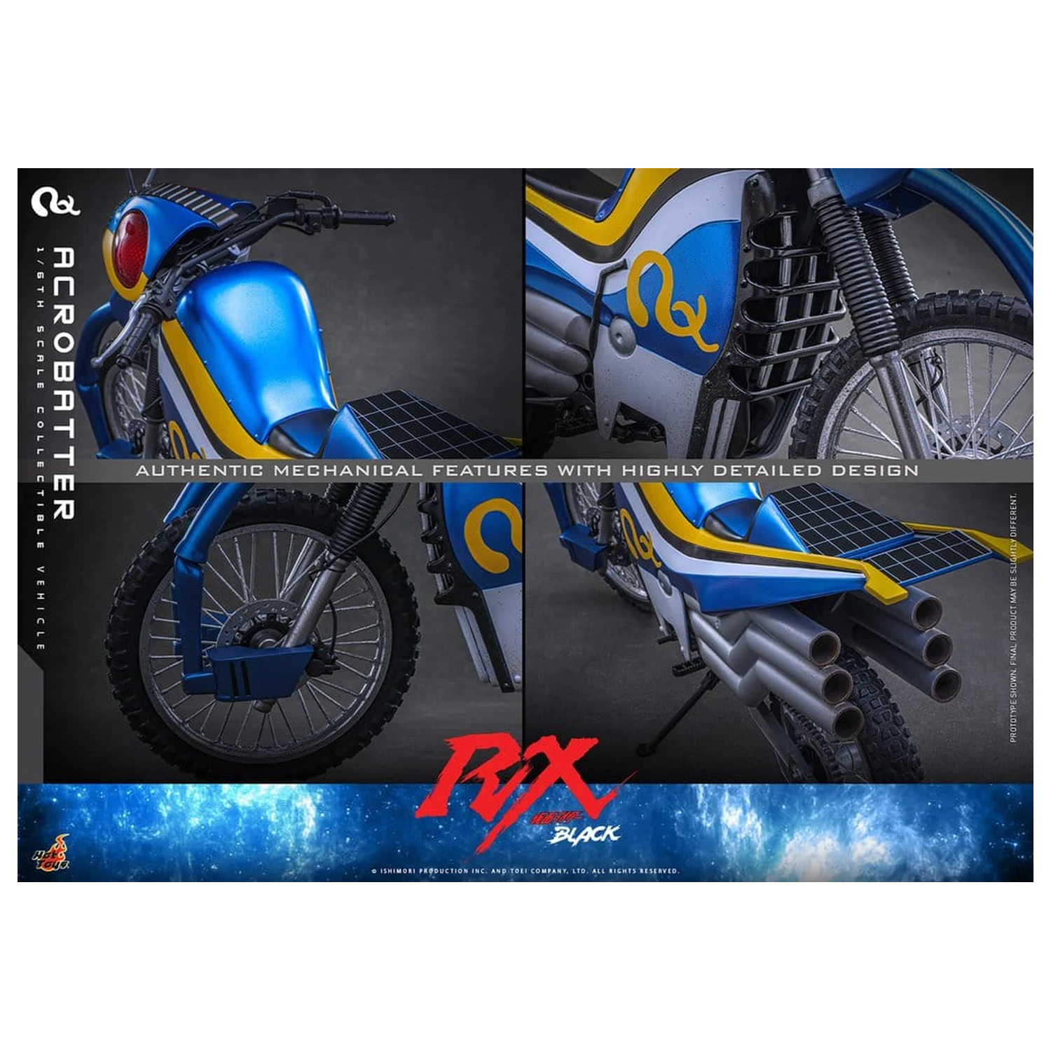 Kamen Rider Black RX Vehicle 1/6 Acrobatter 38 cm product photo