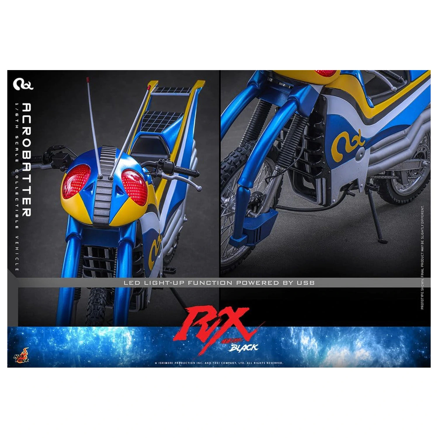 Kamen Rider Black RX Vehicle 1/6 Acrobatter 38 cm product photo
