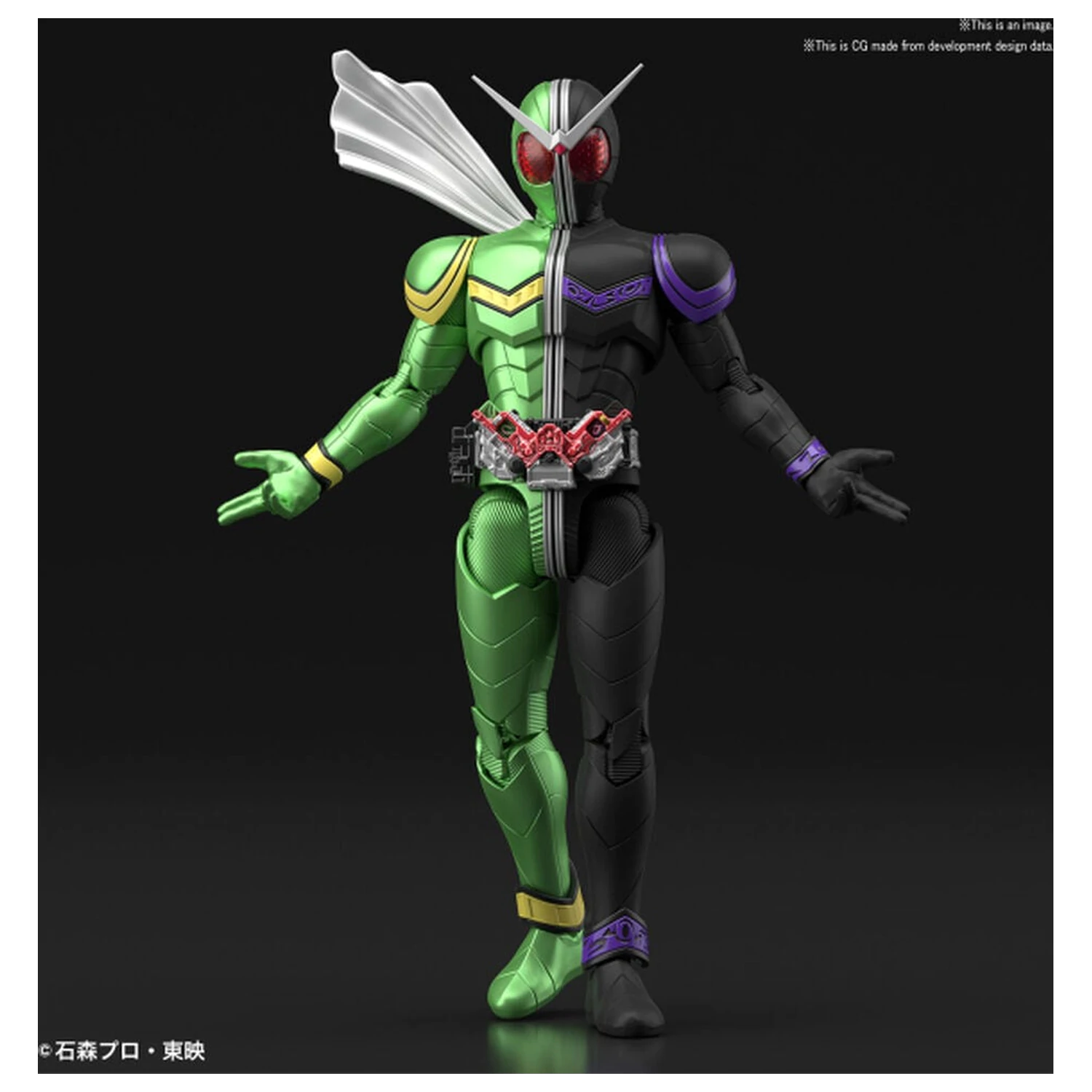 Kamen Rider Double CycloneJoker Model Kit Figure-rise Standard product photo