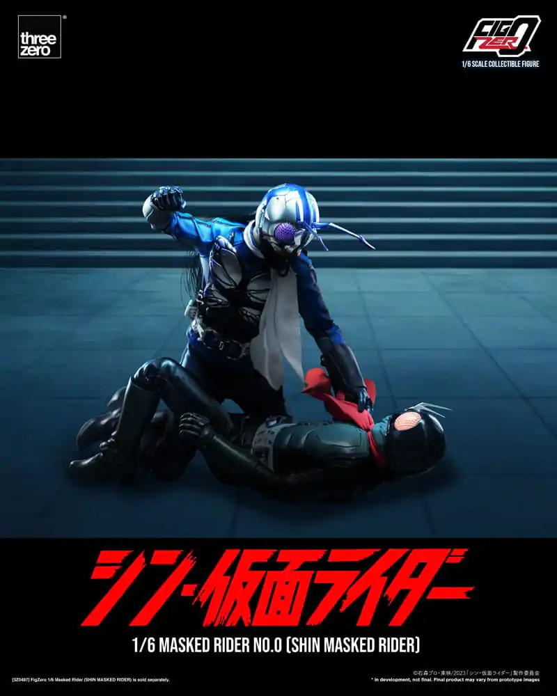 Kamen Rider FigZero Action Figure 1/6 Masked Rider No.0 (Shin Masked Rider) 30 cm product photo