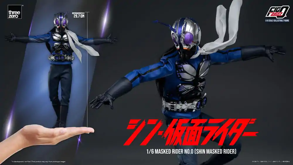 Kamen Rider FigZero Action Figure 1/6 Masked Rider No.0 (Shin Masked Rider) 30 cm product photo