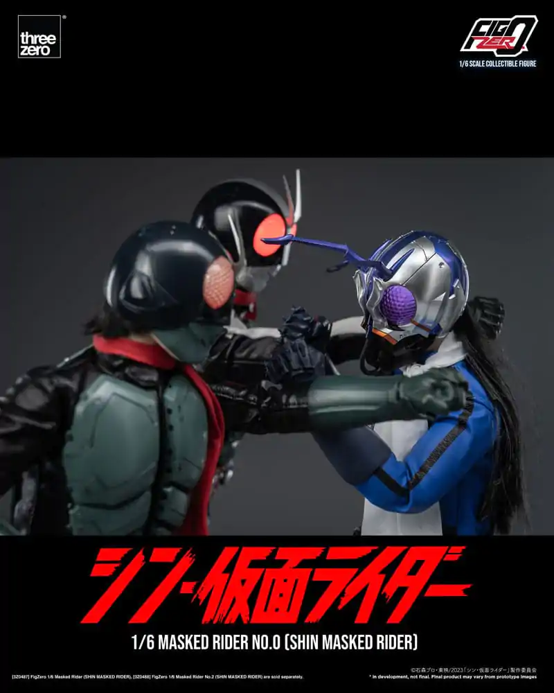 Kamen Rider FigZero Action Figure 1/6 Masked Rider No.0 (Shin Masked Rider) 30 cm product photo
