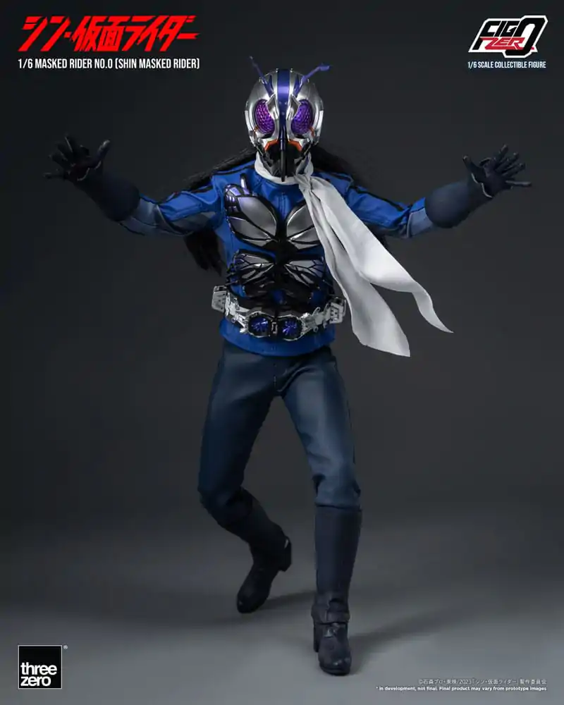 Kamen Rider FigZero Action Figure 1/6 Masked Rider No.0 (Shin Masked Rider) 30 cm product photo