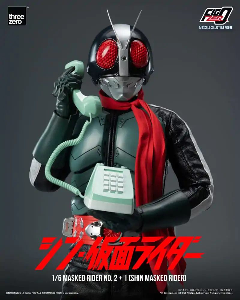 Kamen Rider FigZero Action Figure 1/6 Masked Rider No.2+1 (Shin Masked Rider) 32 cm termékfotó