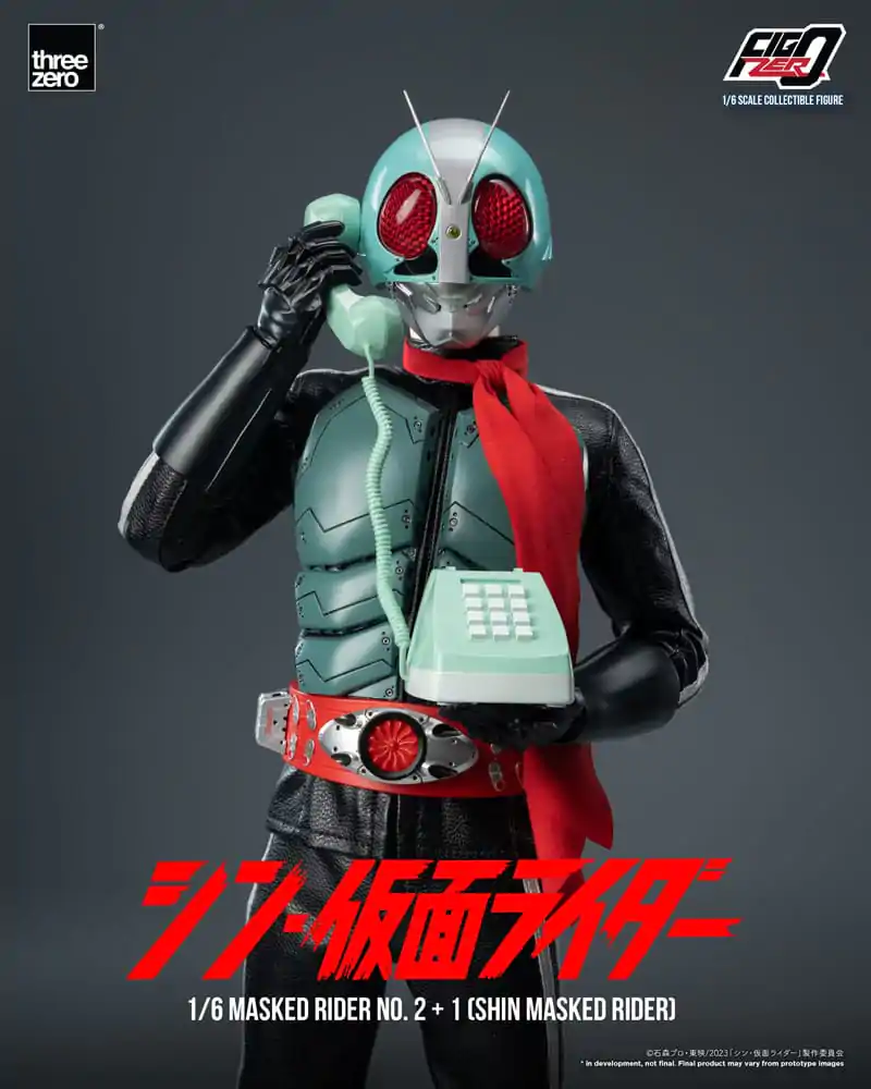 Kamen Rider FigZero Action Figure 1/6 Masked Rider No.2+1 (Shin Masked Rider) 32 cm termékfotó