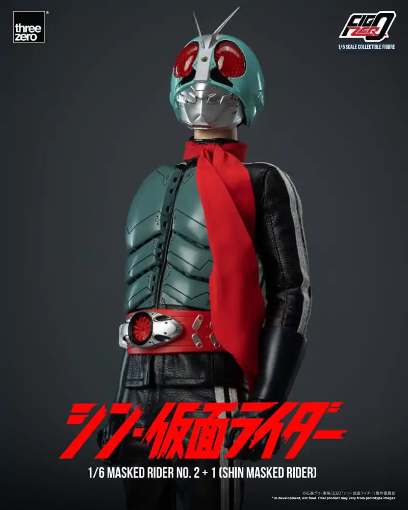 Kamen Rider FigZero Action Figure 1/6 Masked Rider No.2+1 (Shin Masked Rider) 32 cm termékfotó