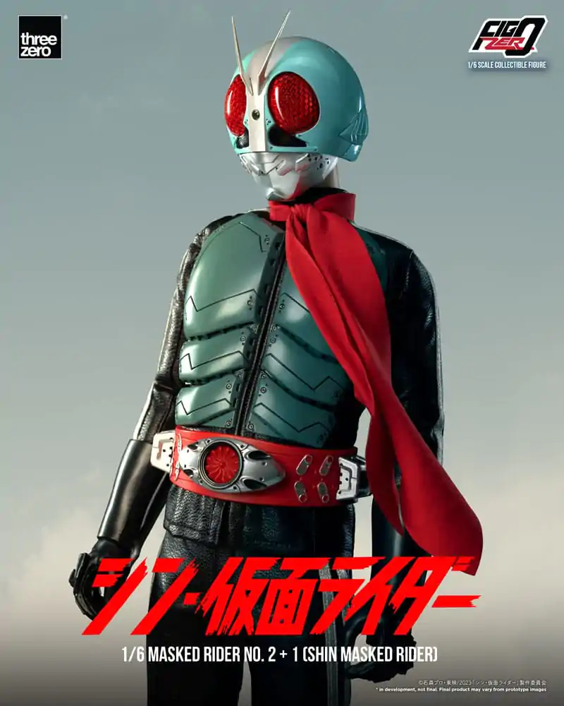 Kamen Rider FigZero Action Figure 1/6 Masked Rider No.2+1 (Shin Masked Rider) 32 cm termékfotó