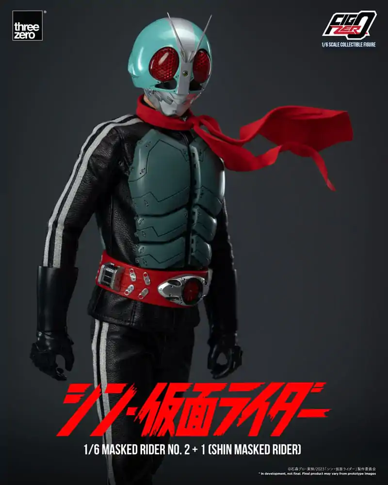 Kamen Rider FigZero Action Figure 1/6 Masked Rider No.2+1 (Shin Masked Rider) 32 cm termékfotó