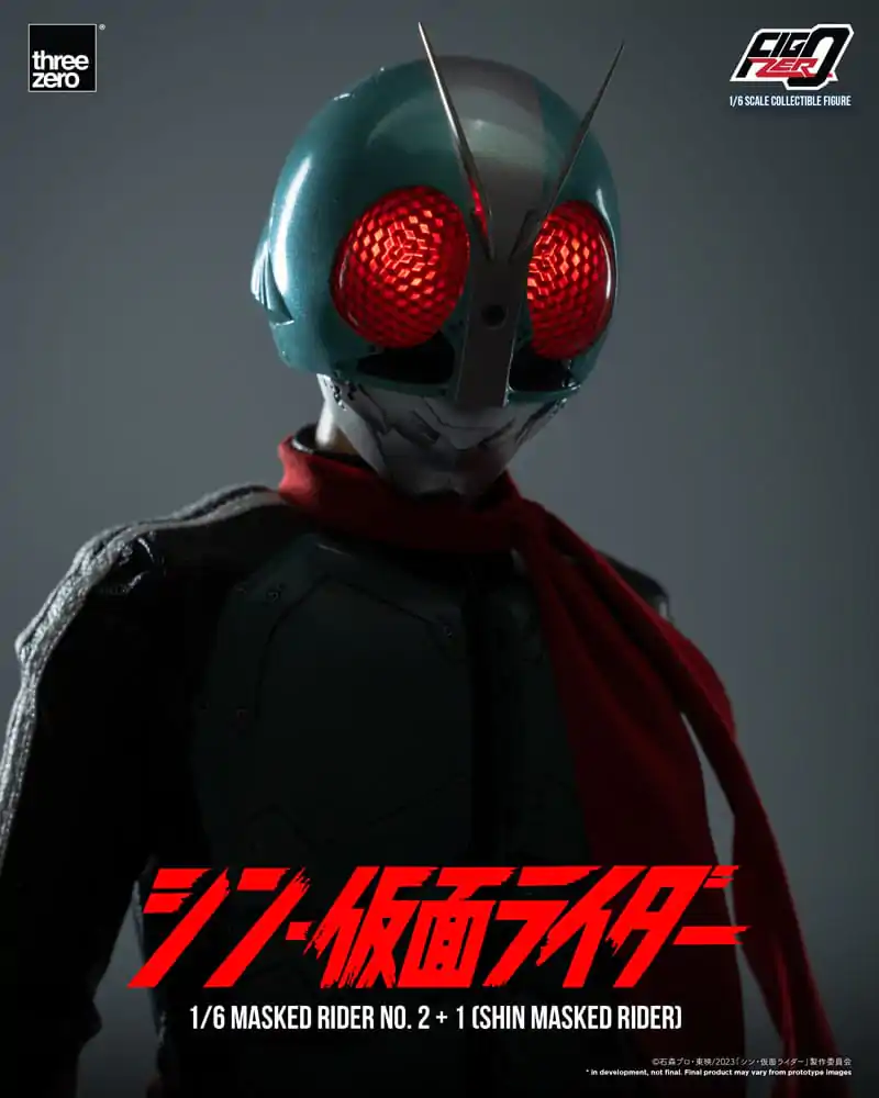 Kamen Rider FigZero Action Figure 1/6 Masked Rider No.2+1 (Shin Masked Rider) 32 cm termékfotó