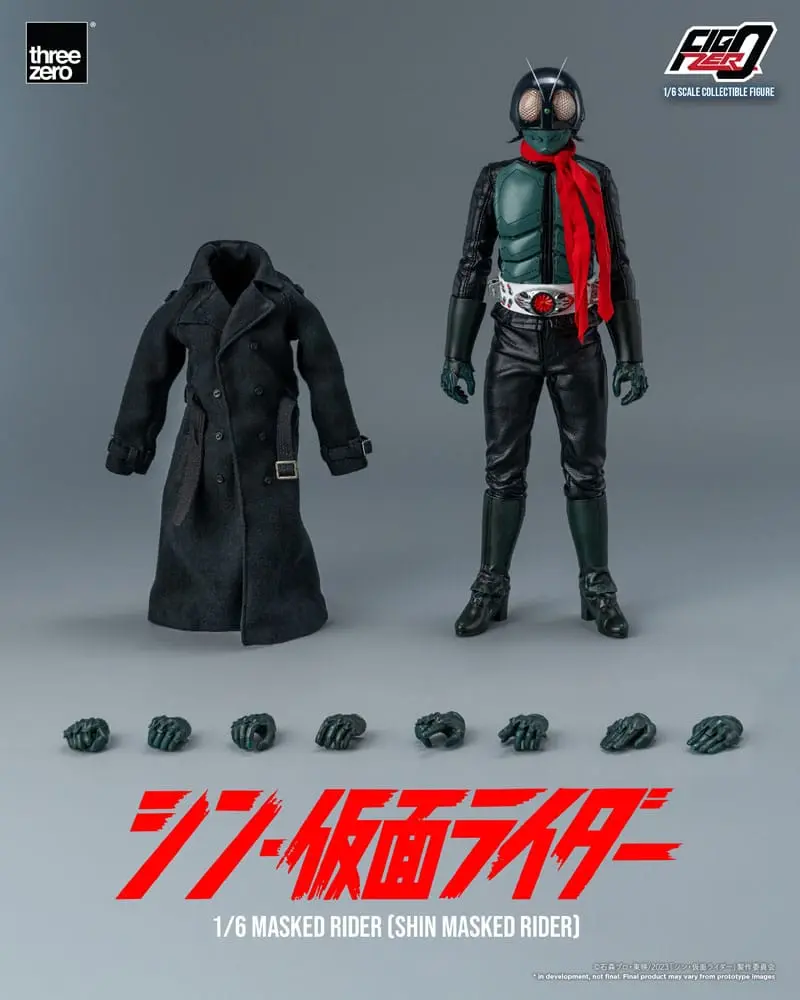 Kamen Rider FigZero Action Figure 1/6 Shin Masked Rider 30 cm product photo