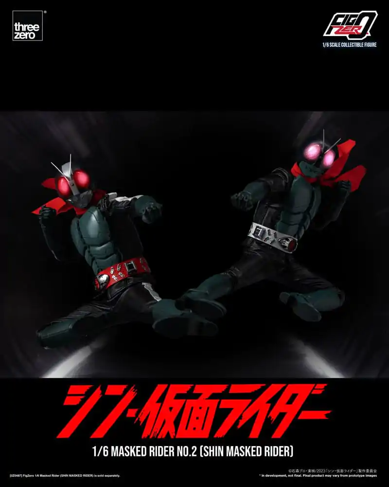 Kamen Rider FigZero Action Figure 1/6 Shin Masked Rider No. 2 32 cm product photo
