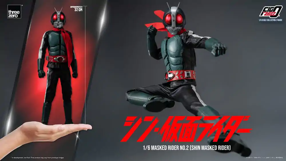 Kamen Rider FigZero Action Figure 1/6 Shin Masked Rider No. 2 32 cm product photo
