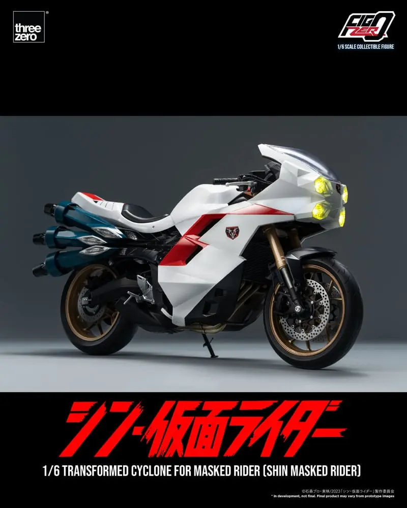 Kamen Rider FigZero Vehicle 1/6 Transformed Cyclone for Shin Masked Rider 35 cm product photo