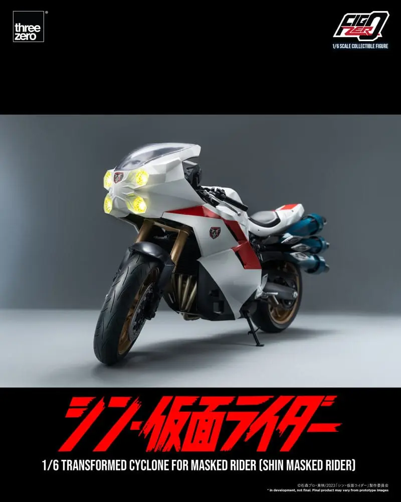 Kamen Rider FigZero Vehicle 1/6 Transformed Cyclone for Shin Masked Rider 35 cm product photo