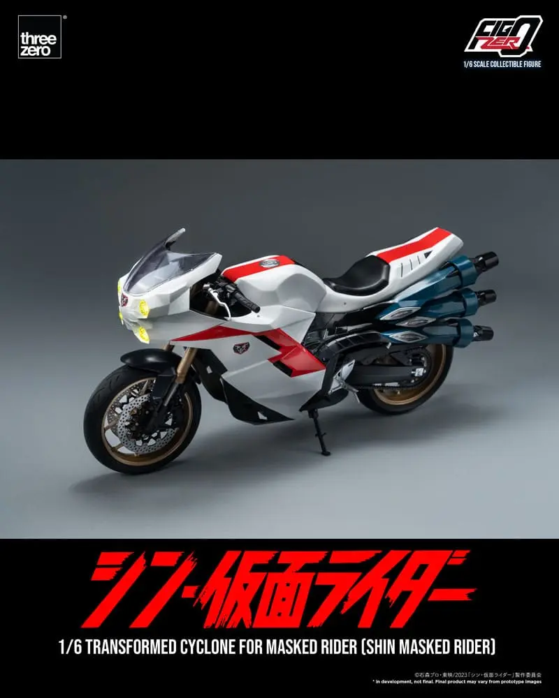 Kamen Rider FigZero Vehicle 1/6 Transformed Cyclone for Shin Masked Rider 35 cm product photo