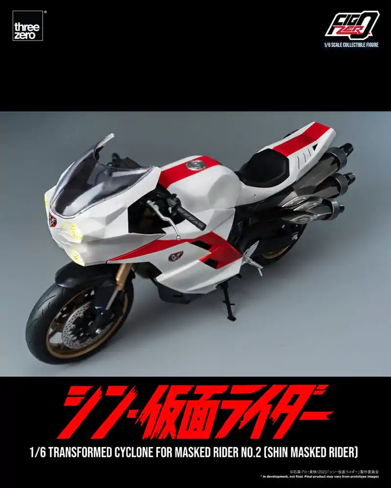 Kamen Rider FigZero Vehicle 1/6 Transformed Cyclone for Shin Masked Rider No. 2 35 cm product photo