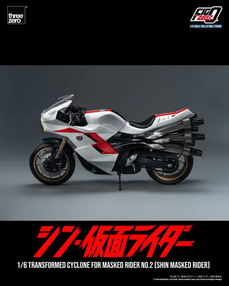 Kamen Rider FigZero Vehicle 1/6 Transformed Cyclone for Shin Masked Rider No. 2 35 cm product photo