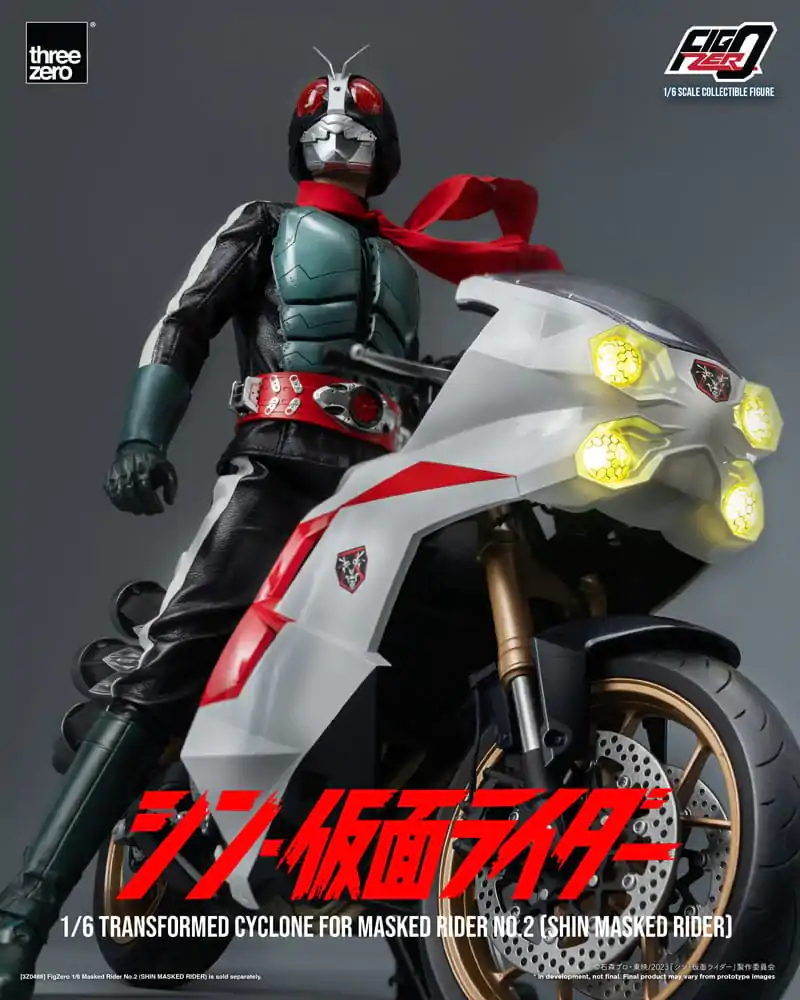 Kamen Rider FigZero Vehicle 1/6 Transformed Cyclone for Shin Masked Rider No. 2 35 cm product photo