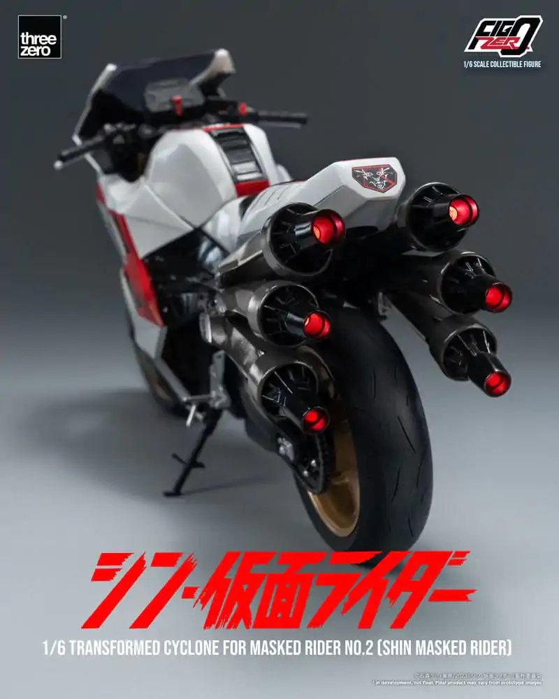 Kamen Rider FigZero Vehicle 1/6 Transformed Cyclone for Shin Masked Rider No. 2 35 cm product photo