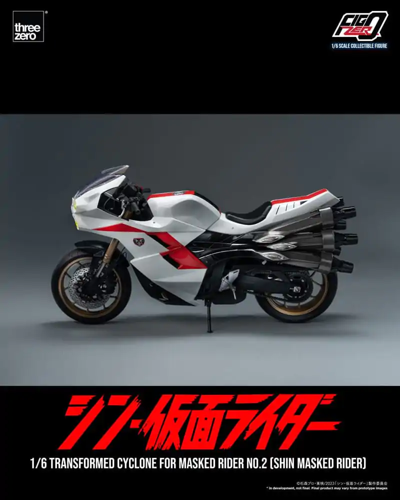 Kamen Rider FigZero Vehicle 1/6 Transformed Cyclone for Shin Masked Rider No. 2 35 cm product photo