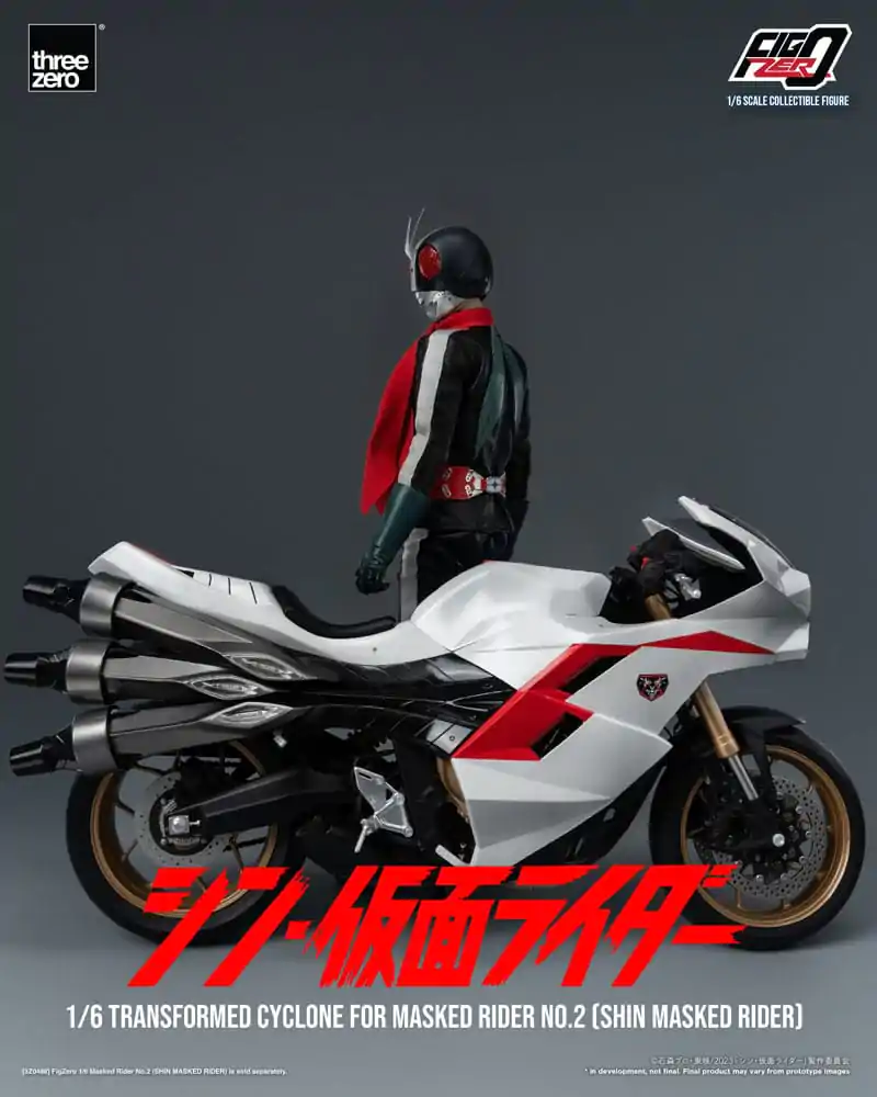 Kamen Rider FigZero Vehicle 1/6 Transformed Cyclone for Shin Masked Rider No. 2 35 cm product photo