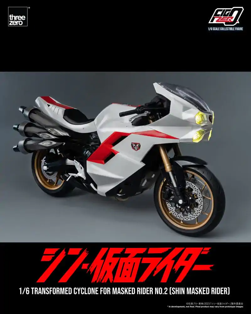 Kamen Rider FigZero Vehicle 1/6 Transformed Cyclone for Shin Masked Rider No. 2 35 cm product photo