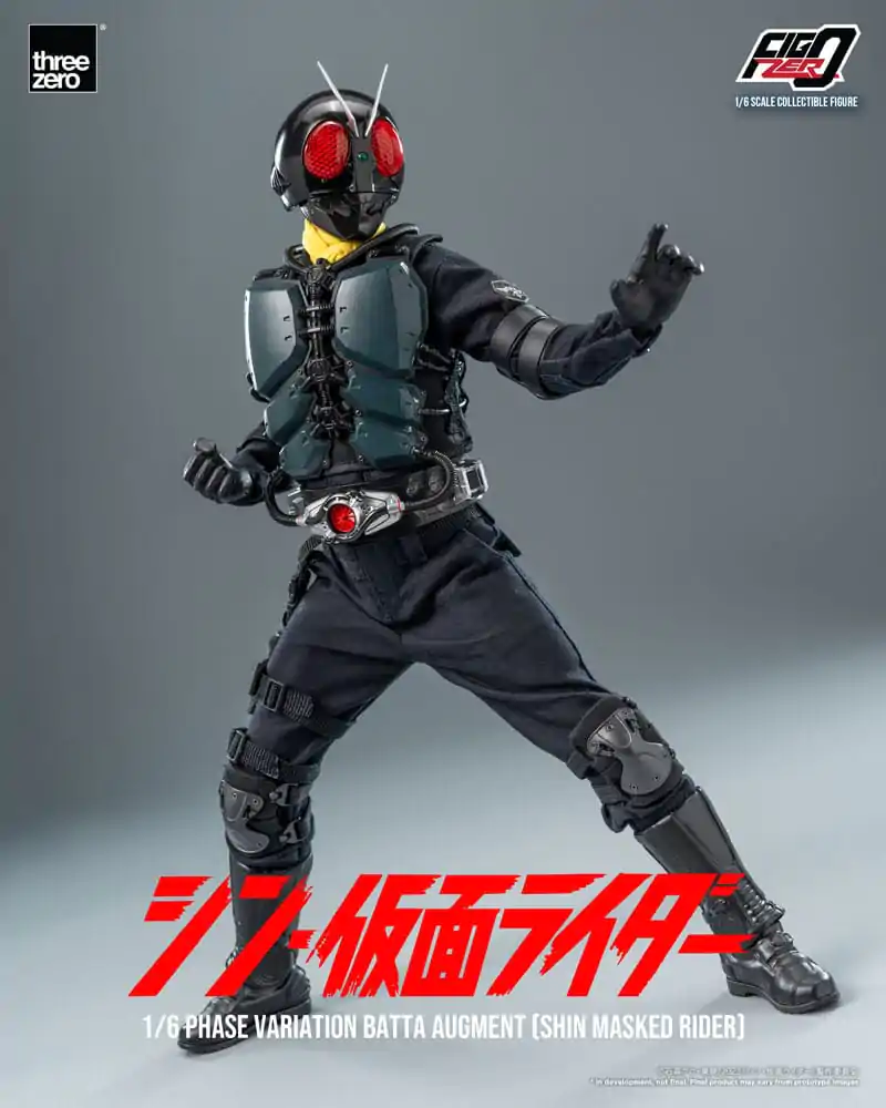 Kamen Rider FigZero Action Figure 1/6 Phase Variation Batta Augment (Shin Masked Rider) 30 cm product photo