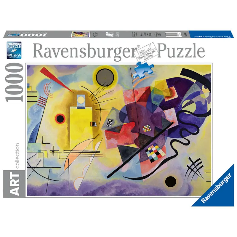 Kandinsky Wassily yellow red blue puzzle 1000pcs product photo