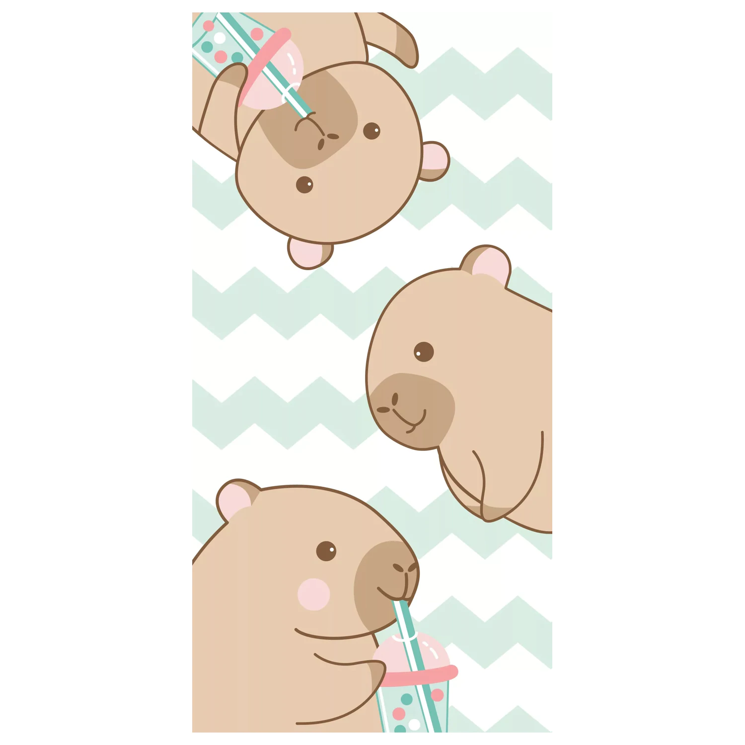 Capybara Bubble towel 70x140cm product photo