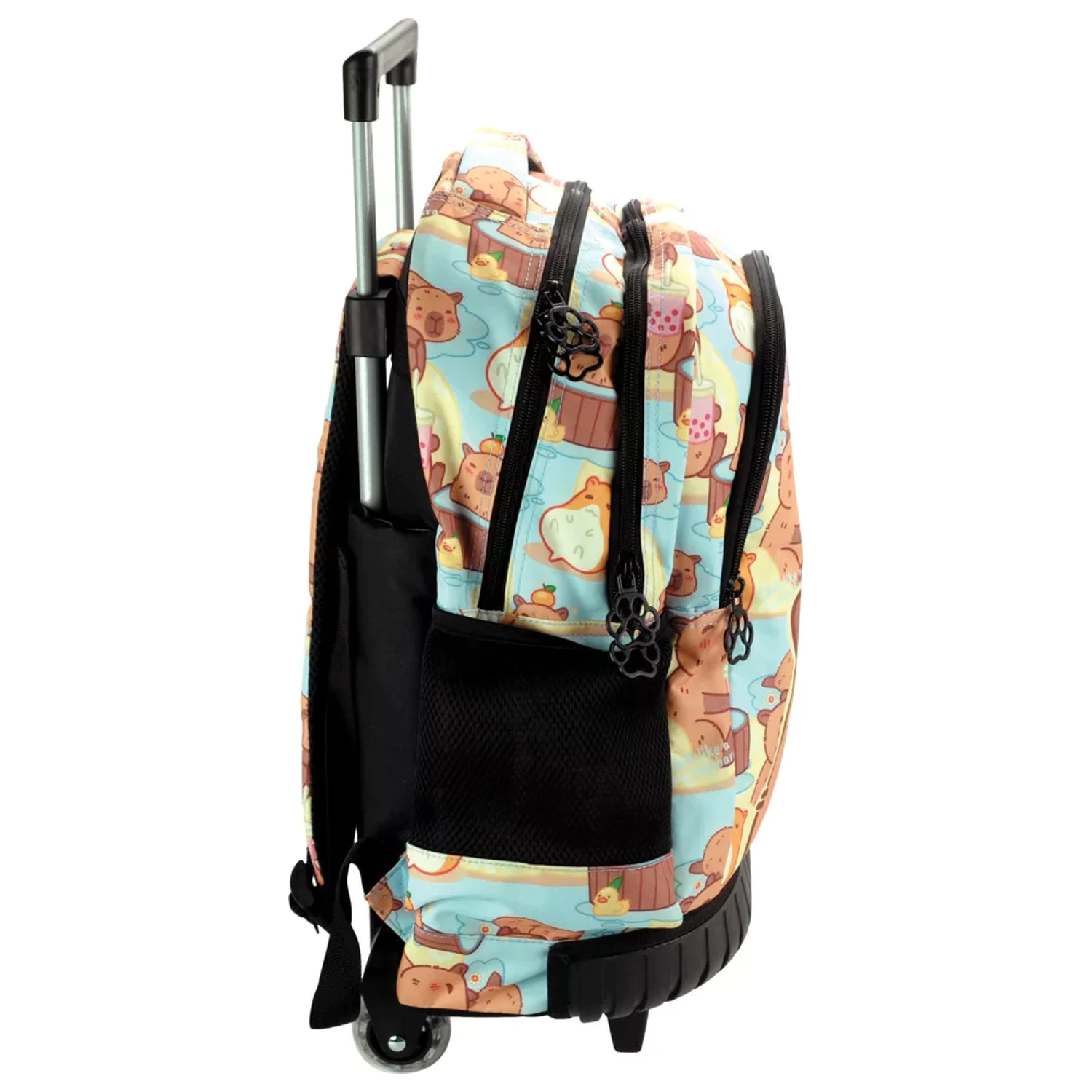 Capybara Chill premium rolling school bag, bag 42 cm product photo