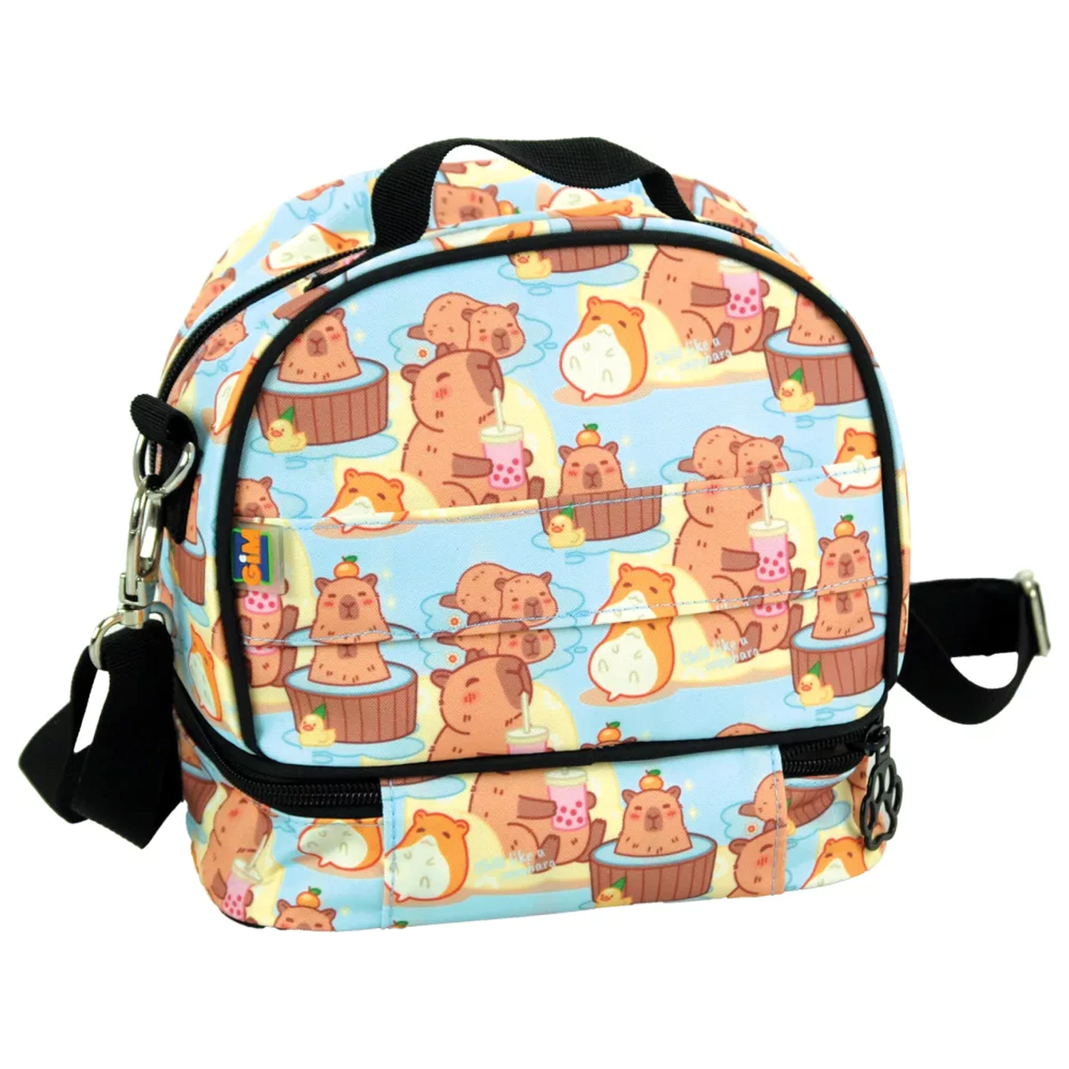 Capybara Chill thermal snack bag 21 cm product photo
