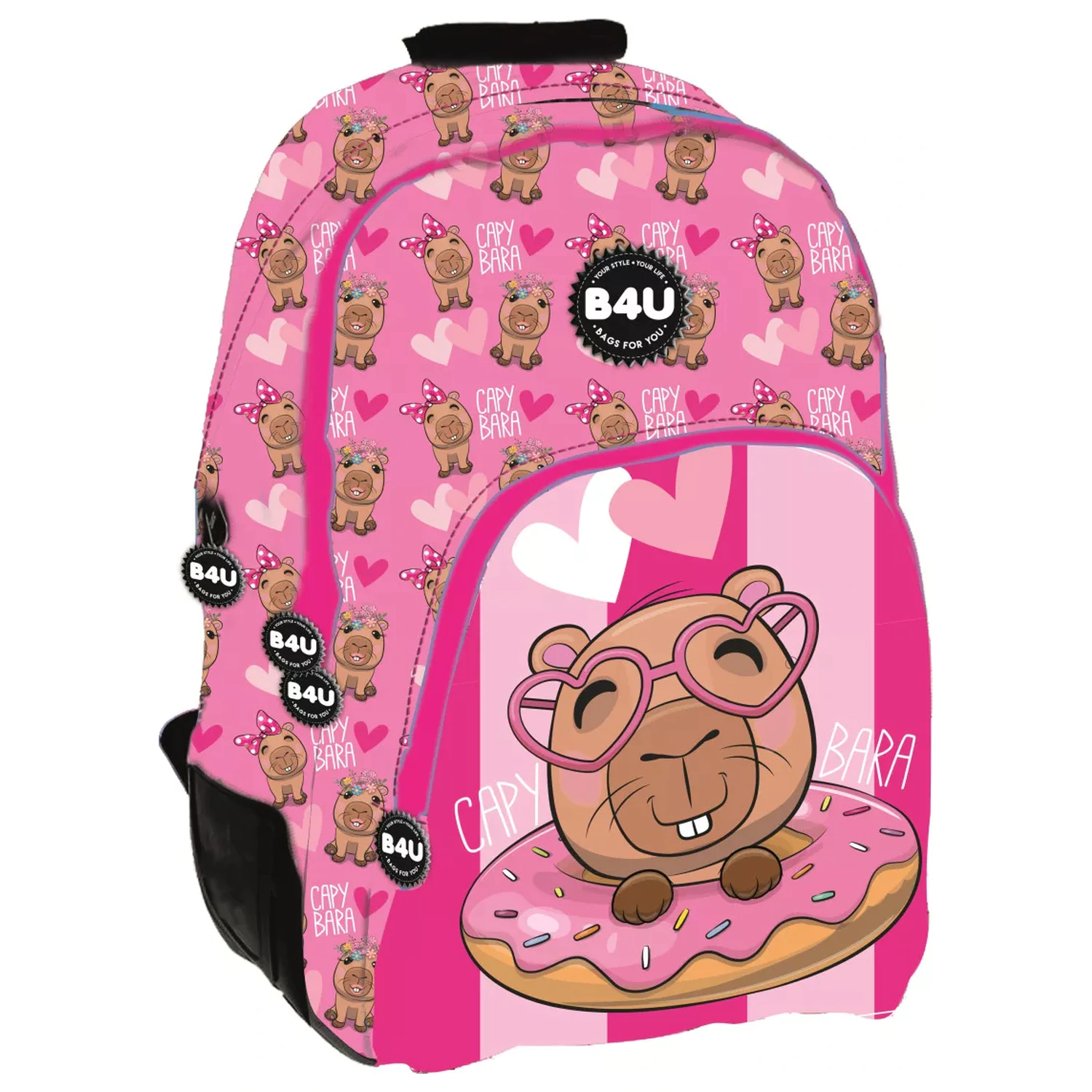 Capybara Donut school bag, bag 44 cm product photo