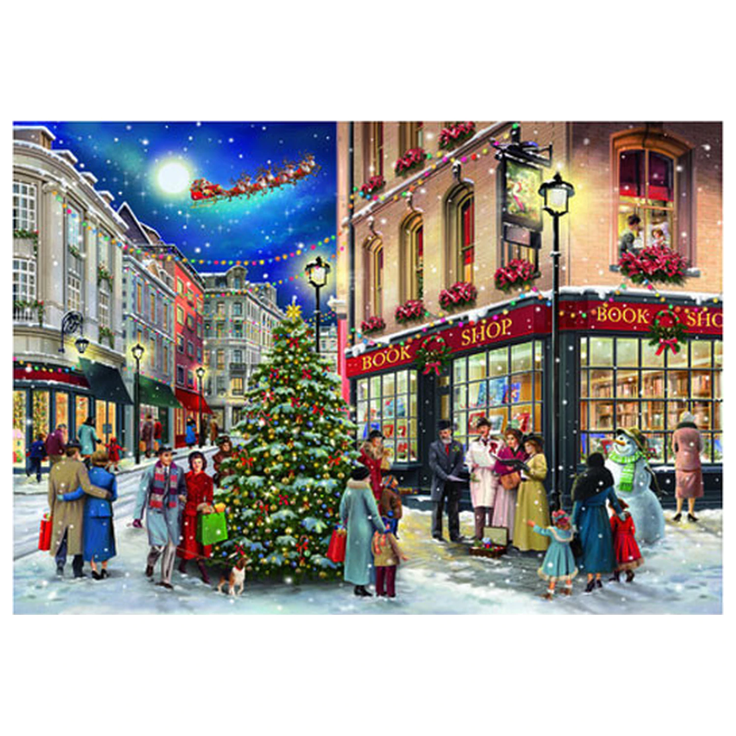 Christmas Classic Stroll 1000-piece puzzle product photo