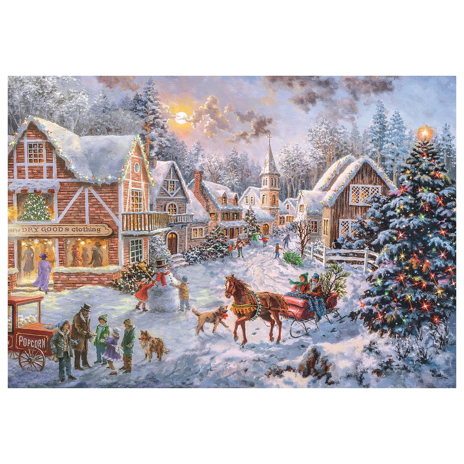 Christmas Getting Ready 1000 Piece Jigsaw Puzzle product photo