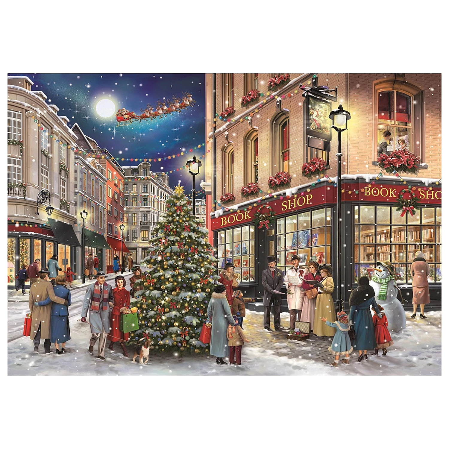Christmas Stroll 1000-piece puzzle product photo
