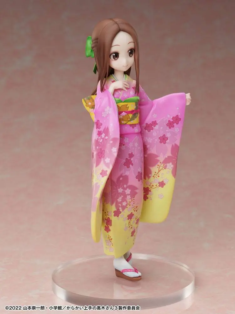 Karakai Jozu No Takagi-san PVC Statue 1/7 Takagi-san Sakura Kimono Ver. 22 cm product photo