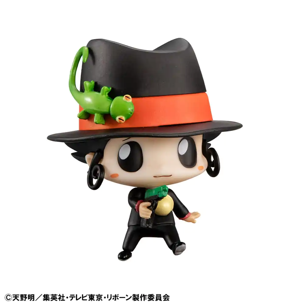 Katekyo Hitman Reborn! G.E.M. Series PVC Statue Tsunayoshi Sawada &amp; Kyoya Hibari &amp; Reborn Set 21 cm product photo