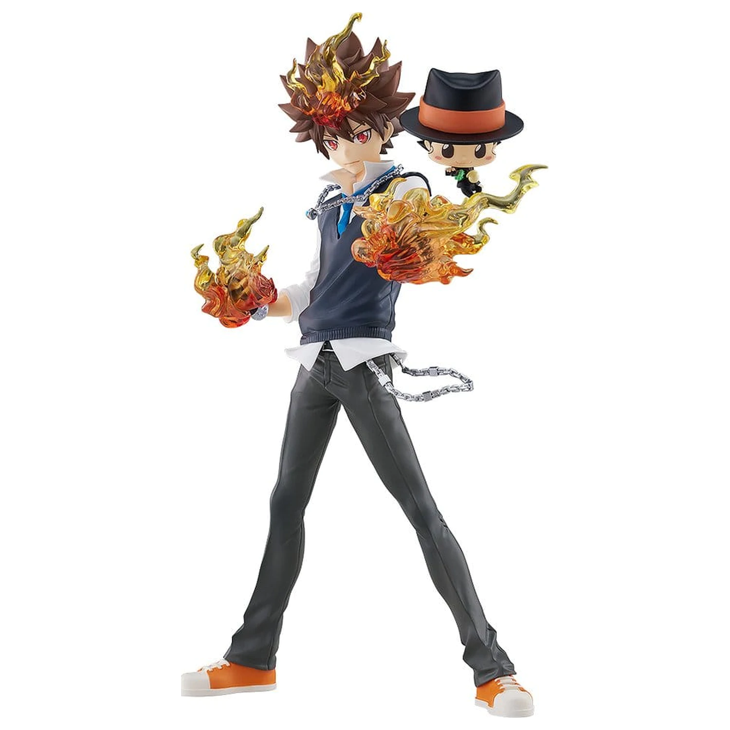 Katekyo Hitman Reborn Pop Up Parade SP PVC Figures 2-Pack Tsunayoshi Sawada & Reborn 24 cm product photo