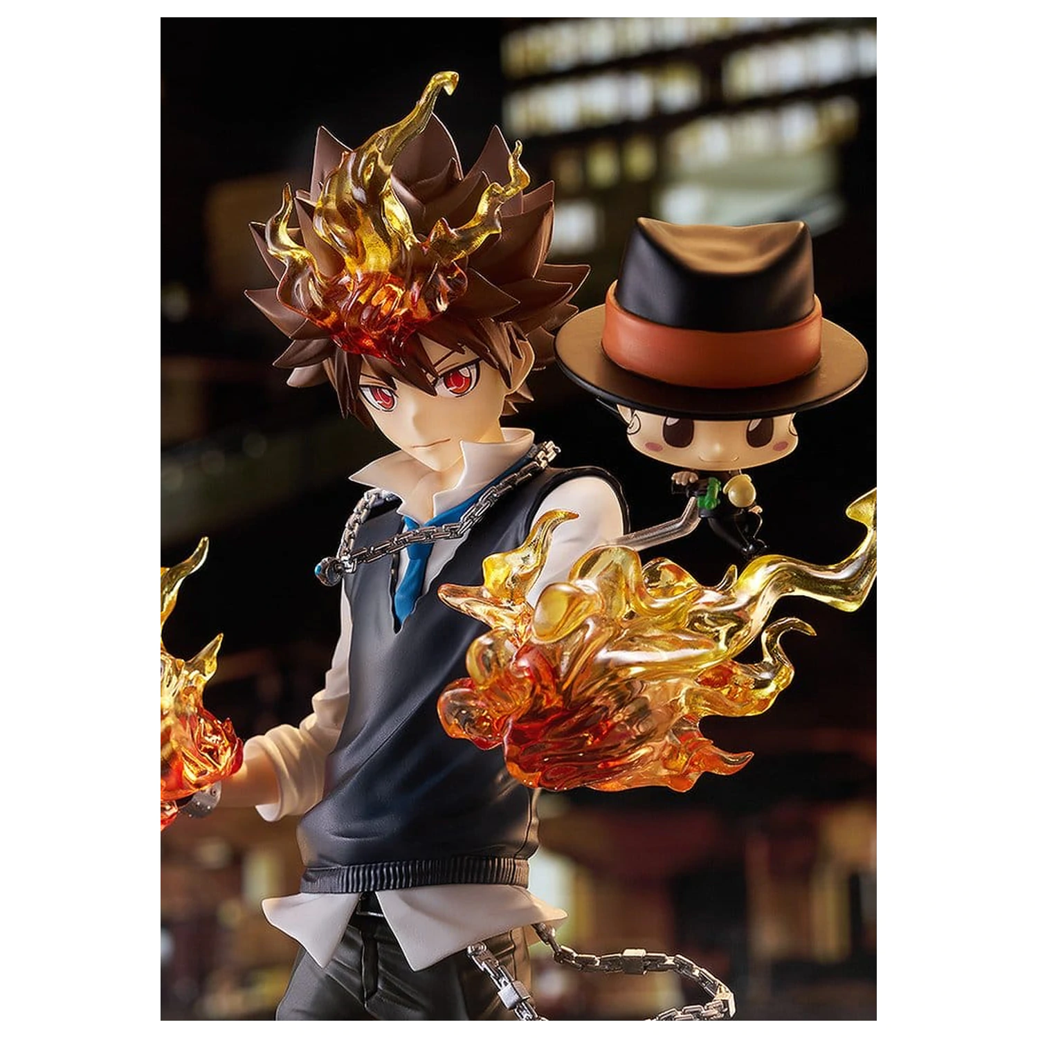 Katekyo Hitman Reborn Pop Up Parade SP PVC Figures 2-Pack Tsunayoshi Sawada & Reborn 24 cm product photo