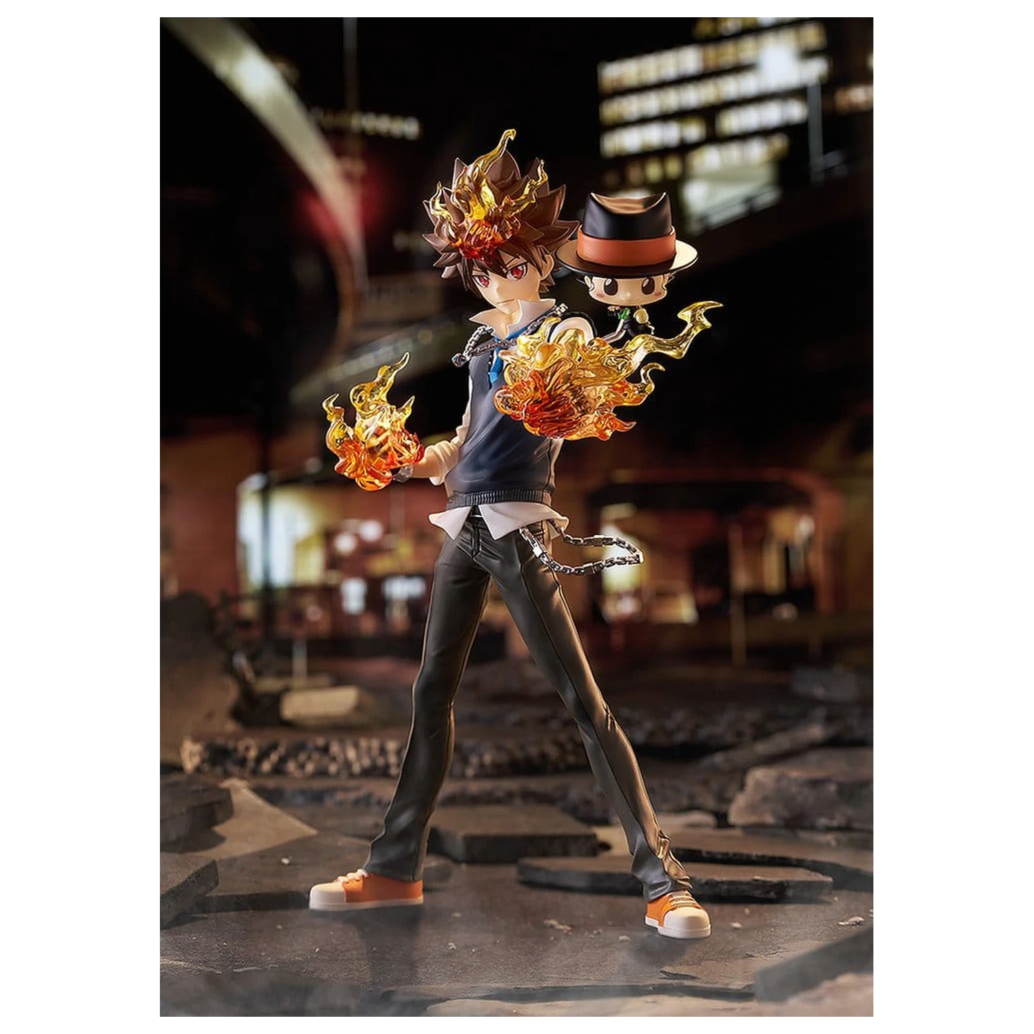 Katekyo Hitman Reborn Pop Up Parade SP PVC Figures 2-Pack Tsunayoshi Sawada & Reborn 24 cm product photo