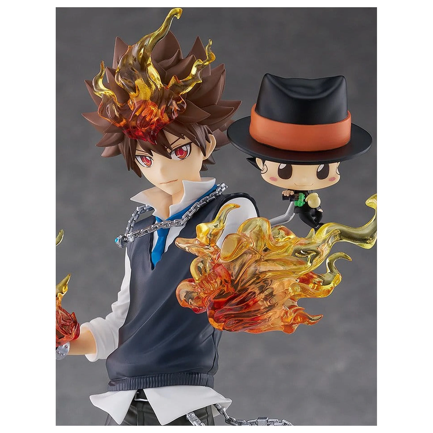 Katekyo Hitman Reborn Pop Up Parade SP PVC Figures 2-Pack Tsunayoshi Sawada & Reborn 24 cm product photo