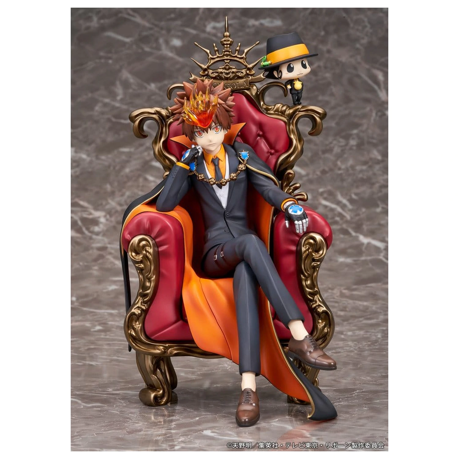 Katekyo Hitman Reborn PVC Figure Tsunayoshi Sawada & Reborn 21 cm product photo
