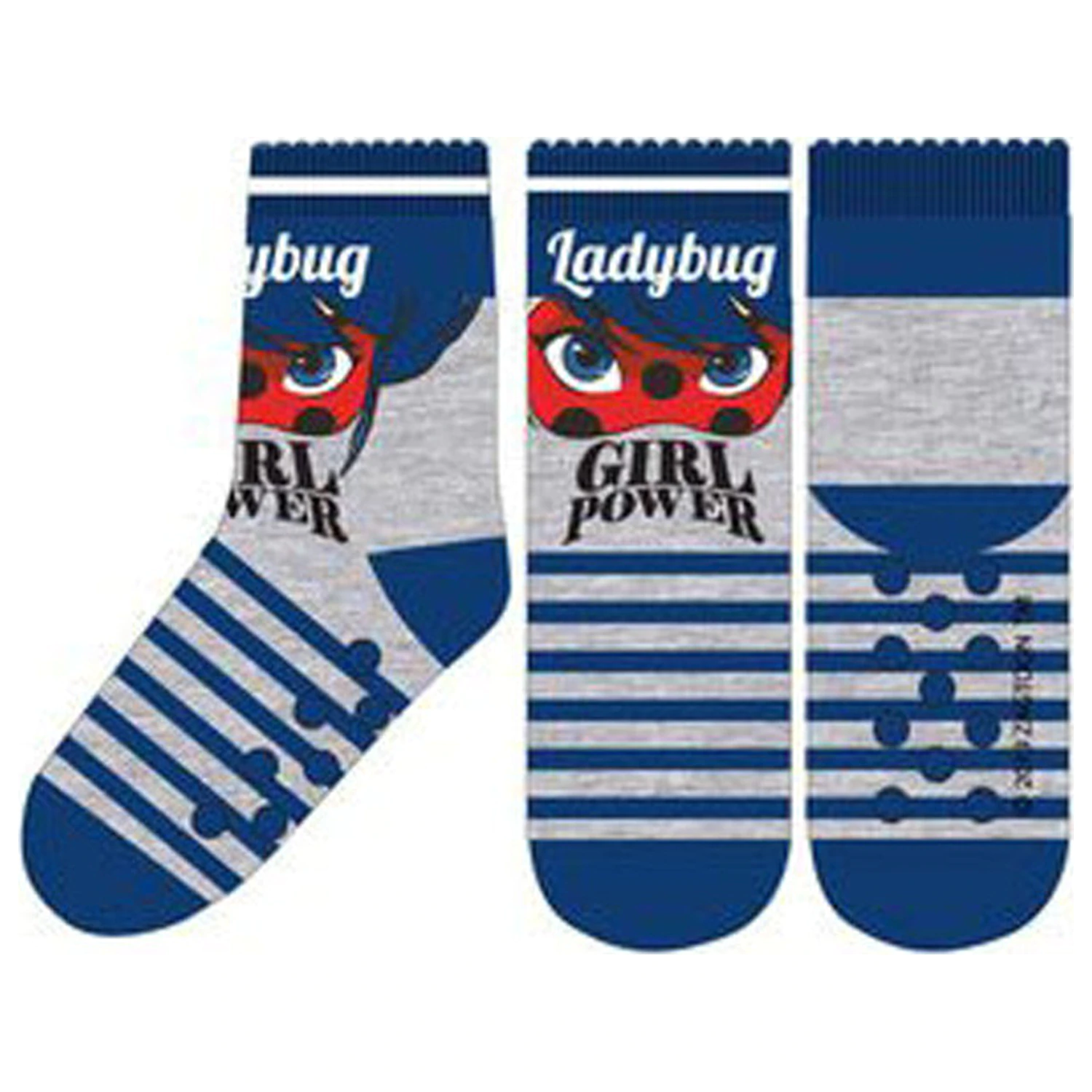 Miraculous: Tales of Ladybug & Cat Noir Adventures Girl Power Kids Thick Non-Slip Socks 31/34 product photo