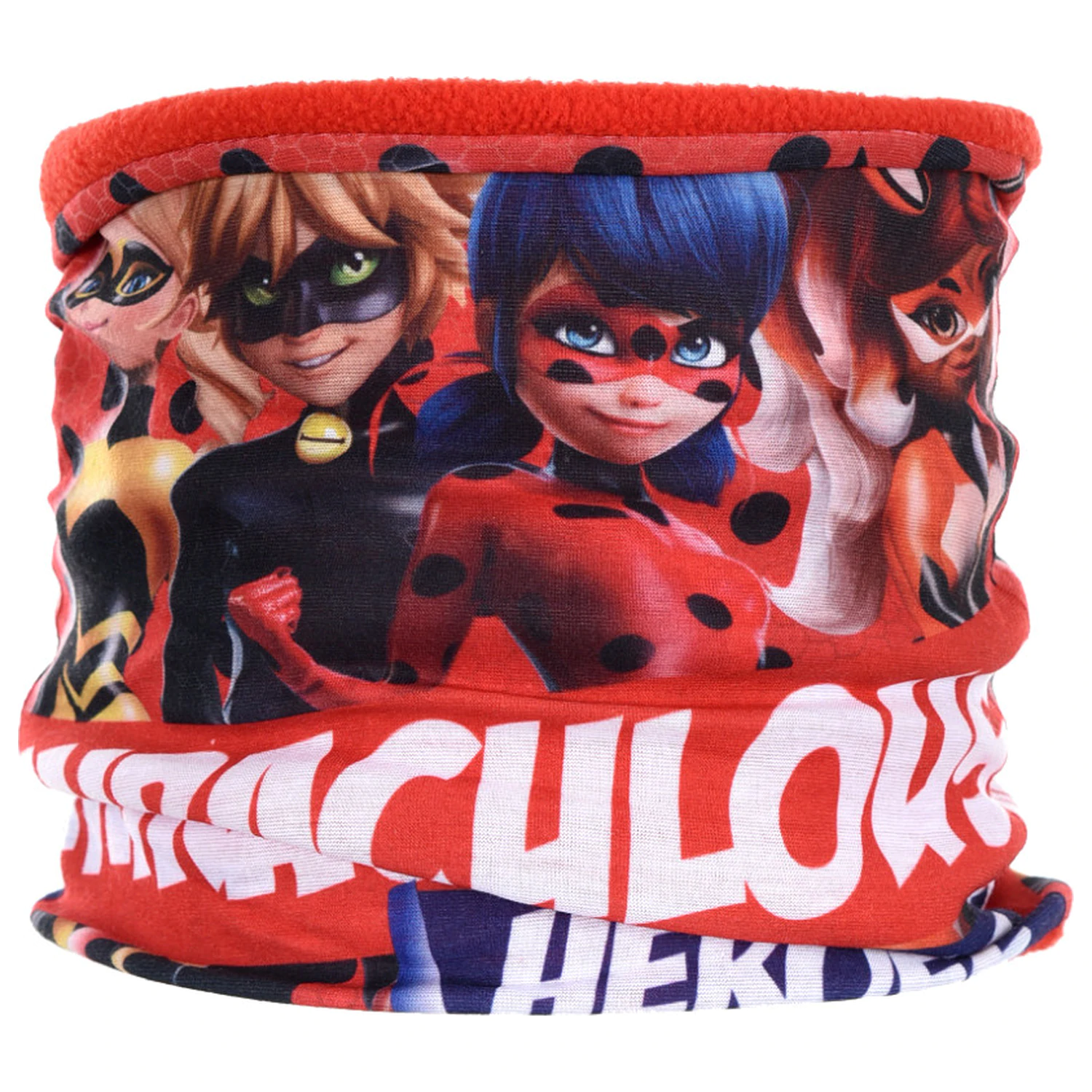 Miraculous: Tales of Ladybug & Cat Noir Heroez Red kids scarf, snood product photo
