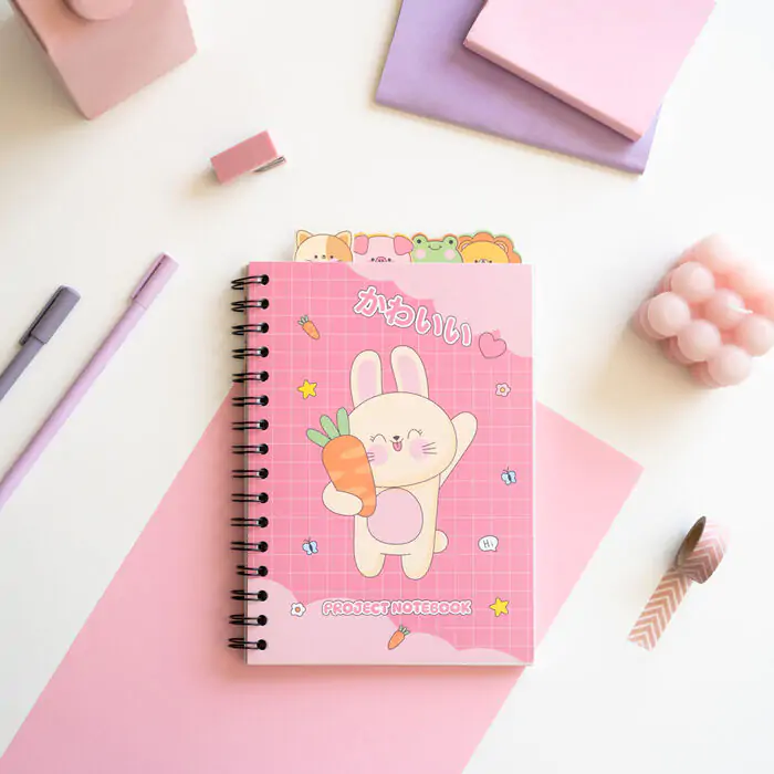 Kawaii A5 notebook termékfotó