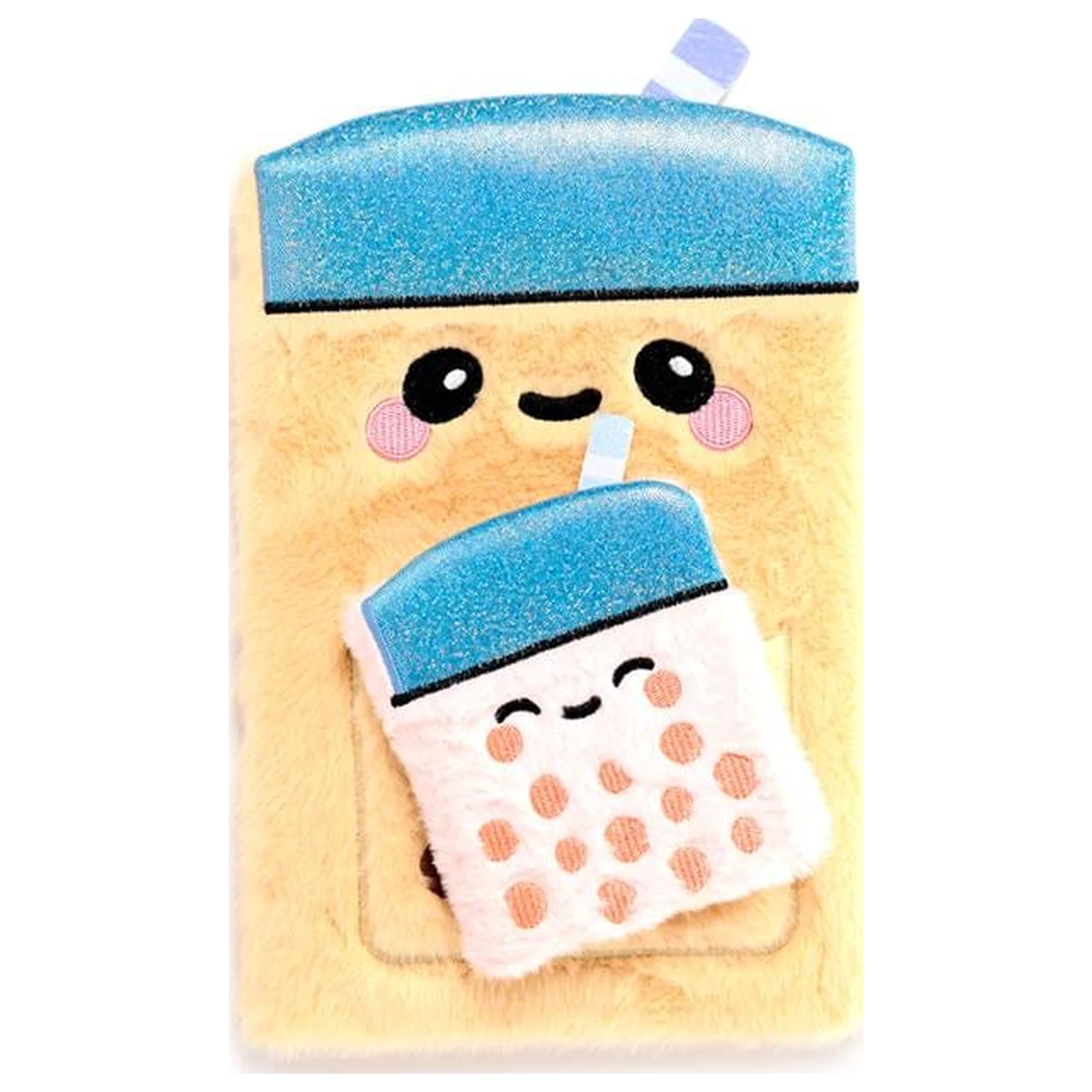 KAWAII Boba the Bubble Tea Premium Fluffy Notebook + 1 Mini product photo